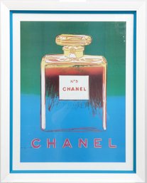 Andy Warhol - Chanel Green Original Vintage Framed Poster