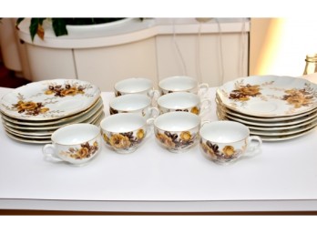 Porcelain Tea/Sandwich Set- Service For 8