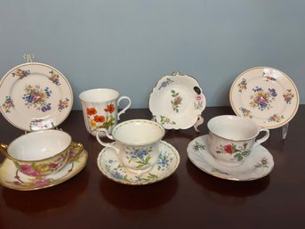 China Tea Cups, Saucers & Plates Aynsley, Limoges, Royal Albert