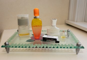 Perfume Tray With Assorted Perfumes