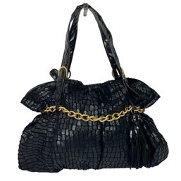 Bebe Sport Black Tassel Handbag