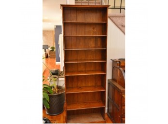 Vintage ' Tall' Oak Book Shelf