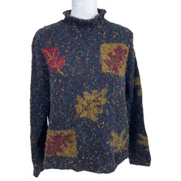 Curio Knit Leaf Sweater Size XL