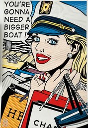 Malcom Smith Bigger Boat Signed Poster