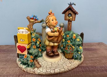 Hummel Musical Love Letters Scape With Valentine Loving Wishes Figurine New In Box