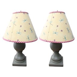 Pair Of Farmhouse Style Table Lamps