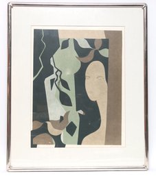 Andre Minaux, French (1923 - 1986) 'Helene From The Helene Portfolio Original Lithograph Signed And Numbered