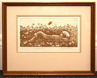 Miriam Ecker Limited Edition #48 Of 200 'Daydreamer' Etching