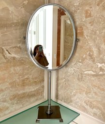 Floor Standing Oval Mirror