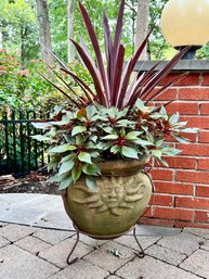 Stone Planter On Stand