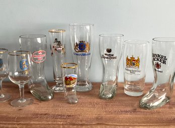 Collection Of German Beer Glasses