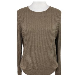 Lord & Taylor Silk & Cashmere Sweater Size L