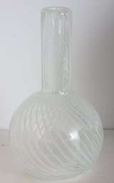 Swirl Glass Bud Vase