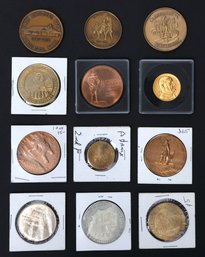 12 Commemorative Coins Collection