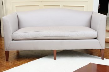 Baker Furniture Archetype Loveseat Light Gray