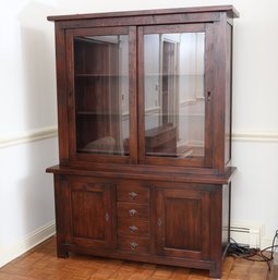 Gorgeous Sliding Door Storage Hutch Entertainment Cabinet