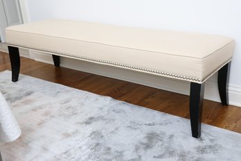 Crate & Barrel Nailhead Trim Bedroom Bench