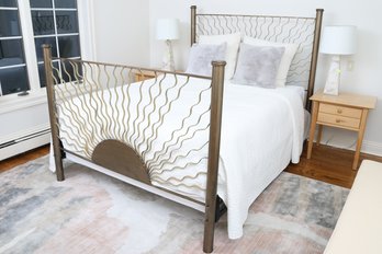 Wrought Sunburst Full Size Bed Frame