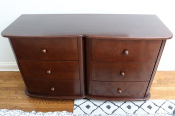 Mahogany Six Drawer Dresser