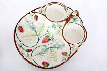 Tiffany & Co Strawberry Dessert Tray