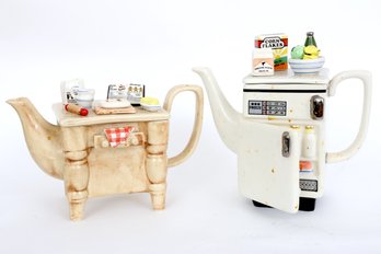 Vintage South-west Ceramics Refrigerator & Table Ceramic Teapots