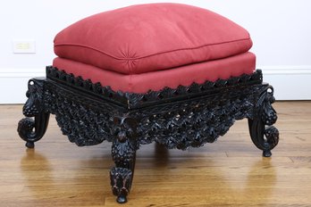 Victorian Rosewood Ottoman