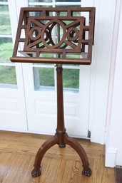 Antique Wooden Duet Music Stand