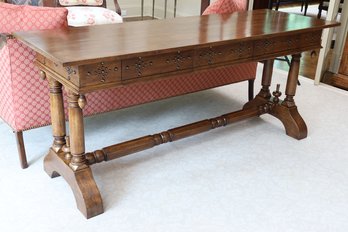 Console Table/Sideboard With Stud Metalwork