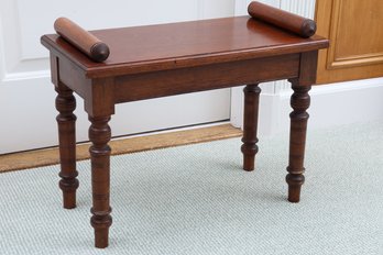 Petite Oak Hall Bench