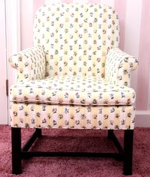 Yellow Floral Chair