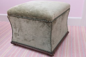 Green Storage Ottoman