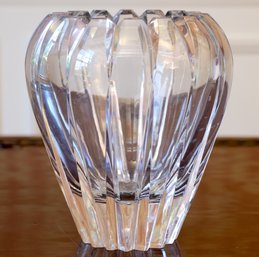 Mikasa 'Damocles' Crystal Art Glass Flower Vase