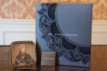 Jay Strongwater Gemstone Frame With Original Box