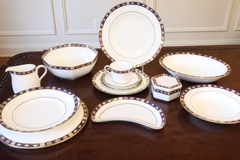 Set Of Royal Crown Derby 'Kedleston' China With Imari Border