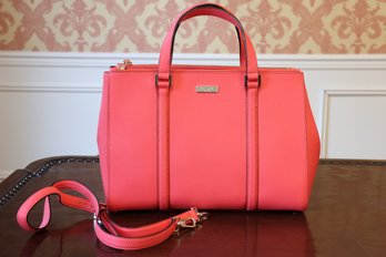 Kate Spade 'Newbury Lane' Coral Loden Leather Crossbody Bag