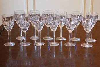 Waterford Crystal 'Carina' Claret Wine Glasses- A Set Of 12