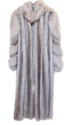 Glamorous Full Length Norwegian Fox Fur Coat