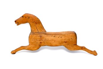 Wooden Folk Art Horse 2