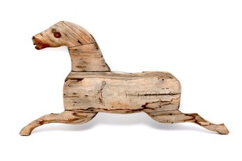 Wooden Folk Art Horse 1