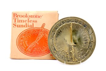 Brookstone Brass Timeless Sundial