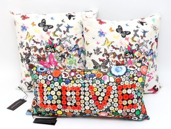 Set Of 3 Christian Lacroix Pillow Set