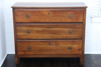 Louis Philippe Style 3 Drawer Chest