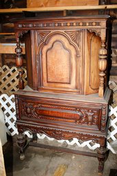 Antique Carved Wood Dresser