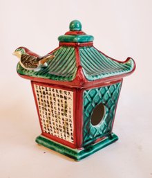 Ceramic Asian Birdhouse