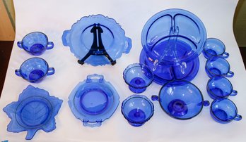 Collection Of Blue Dishes