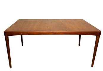 Mid-Century Danish Dining Table In Teak Attributed To HW Klein For Bramin