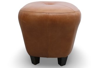 Leather Ottoman