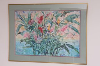 Framed ' Ginger Blossoms' Art Print By Fred Hunt