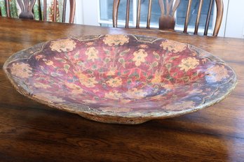 Oval Paper Machet Platter