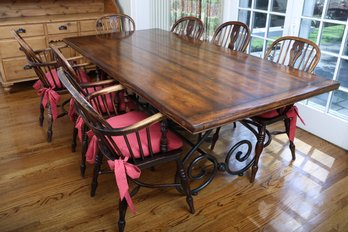 Plank Table And Chairs